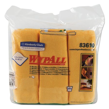 WYPALL Microfiber Cloths, Reusable, 15 3/4x, PK24 KCC 83610